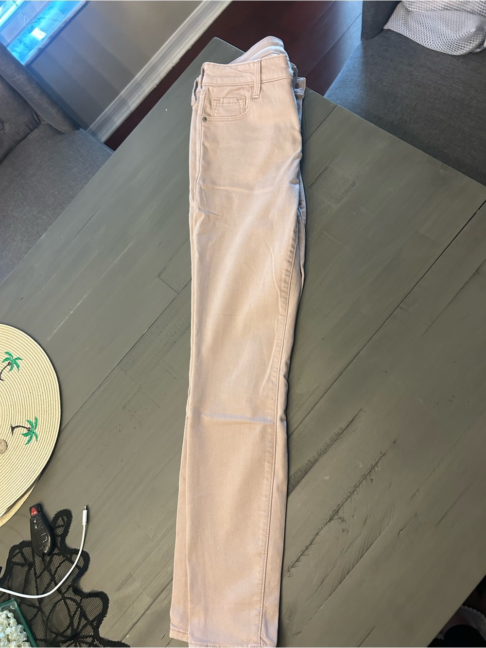 Old Navy Skinny Jeans in Pale Pink